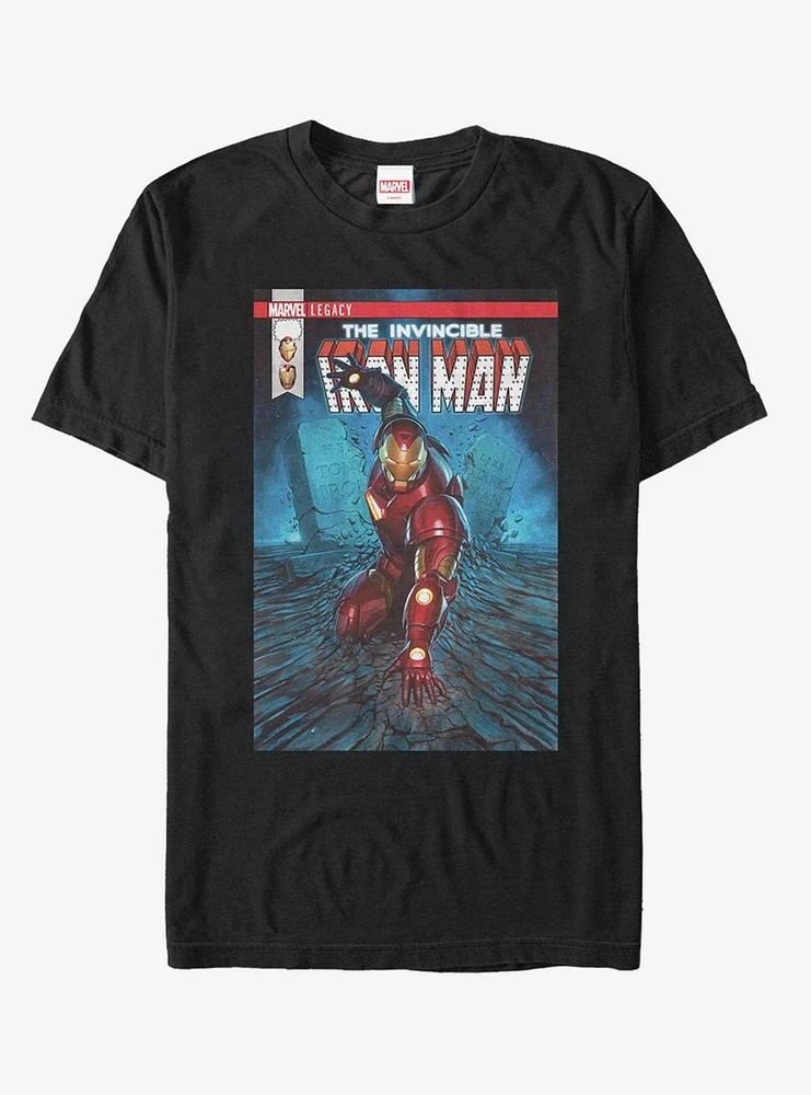 Hot Topic Marvel Iron Man Earth Shock T-Shirt