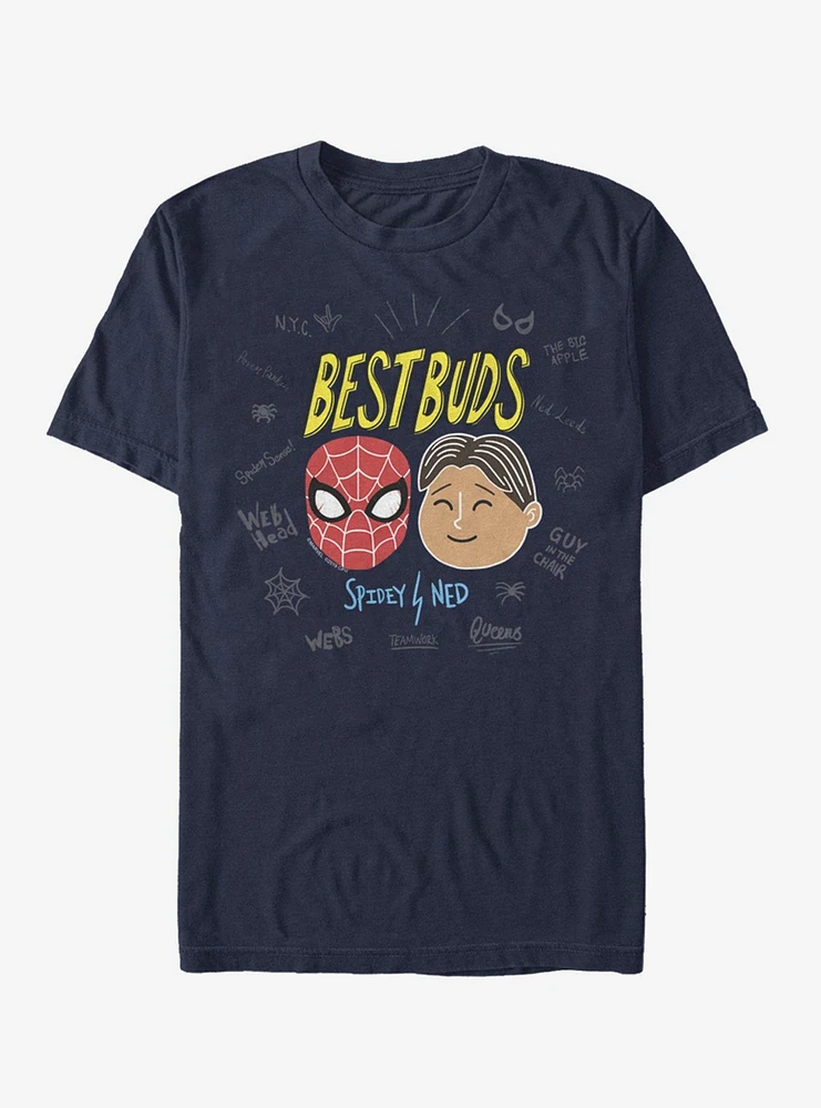 Hot Topic Marvel Spider-Man Best Buds T-Shirt