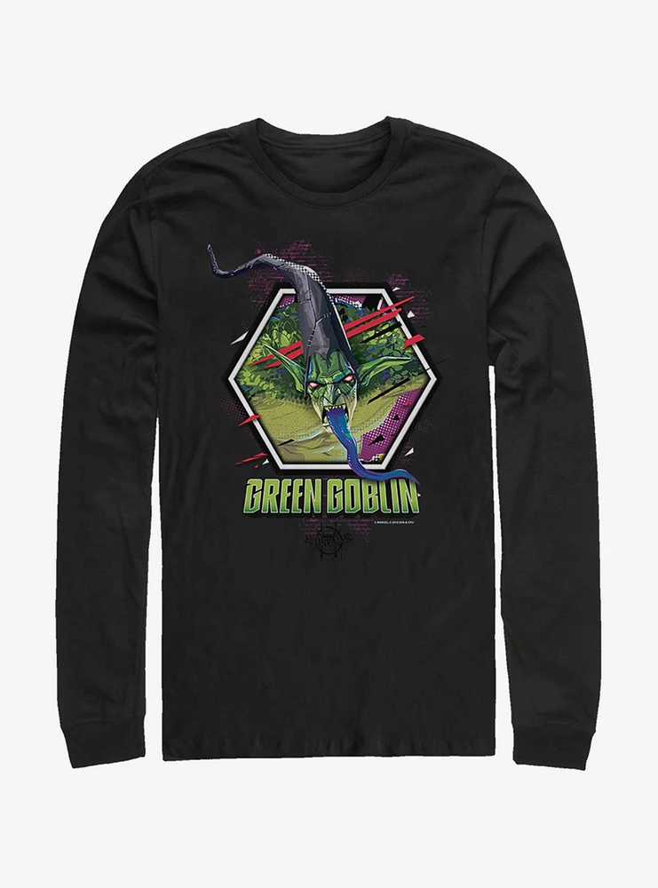 Hot Topic Marvel Spider-Man Goblin Rage Long-Sleeve T-Shirt