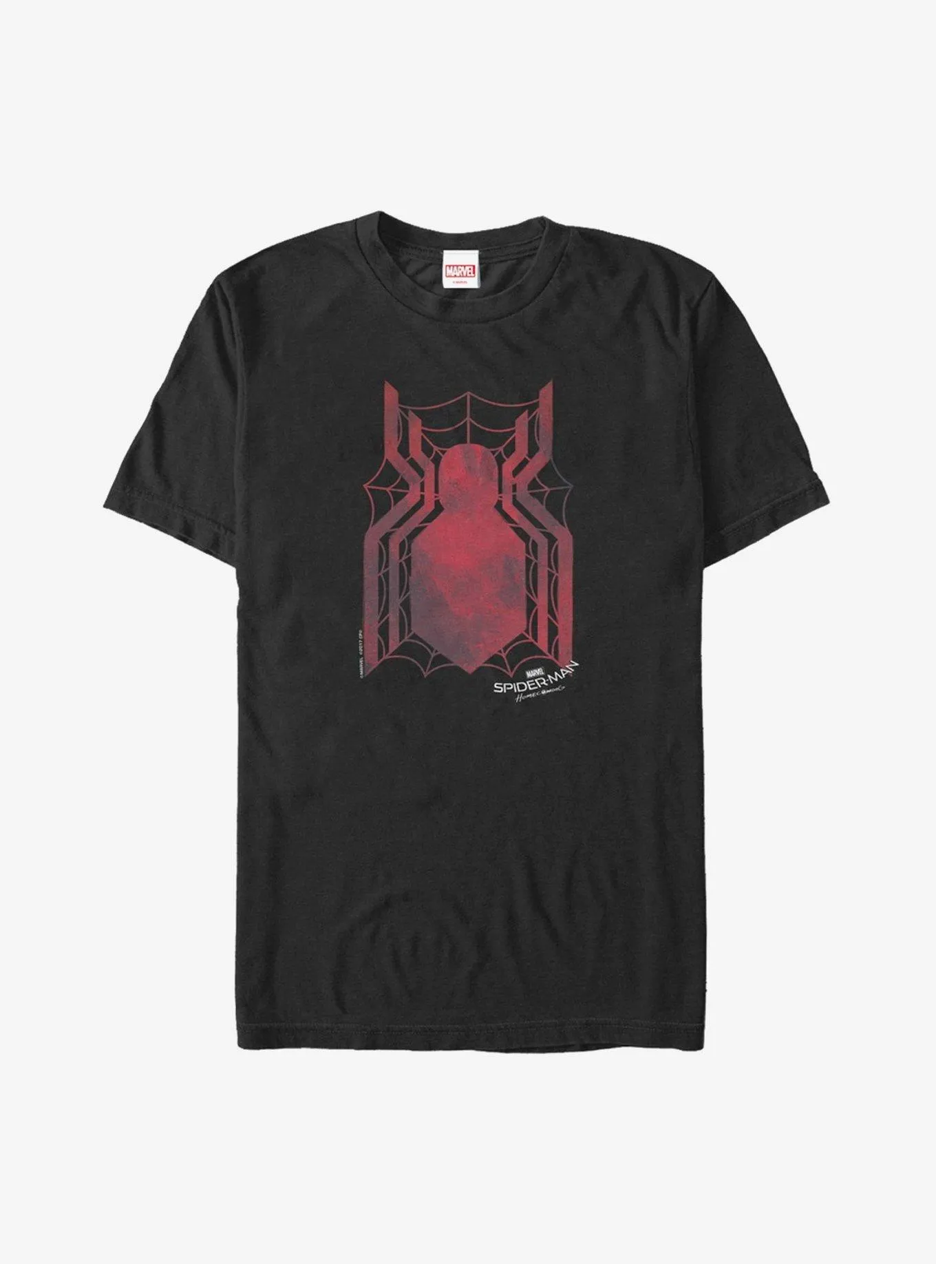 Hot Topic Marvel Spider-Man Homecoming Logo Web T-Shirt