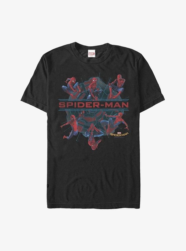 Hot Topic Marvel Spider-Man Homecoming Poses T-Shirt