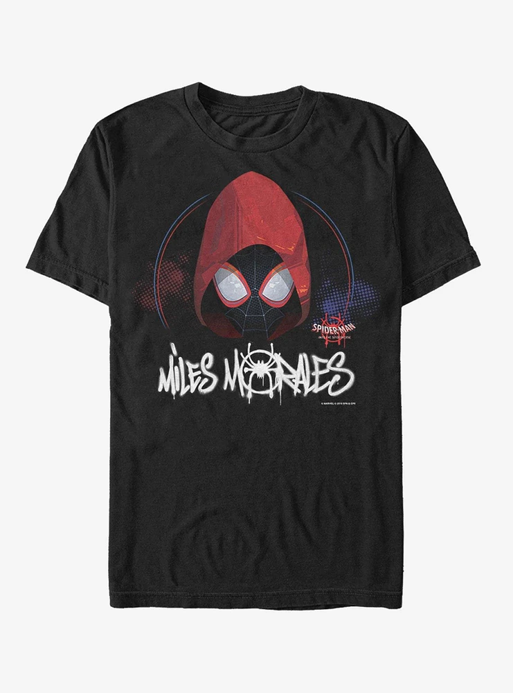 Hot Topic Marvel Spider-Man: Into The Spider-Verse Hooded Miles T-Shirt