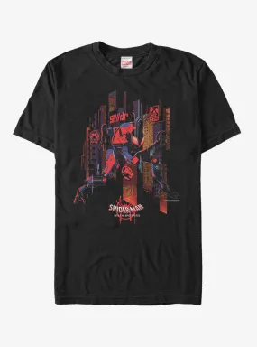 Hot Topic Marvel Spider-Man: Into The Spider-Verse SP//dr City T-Shirt