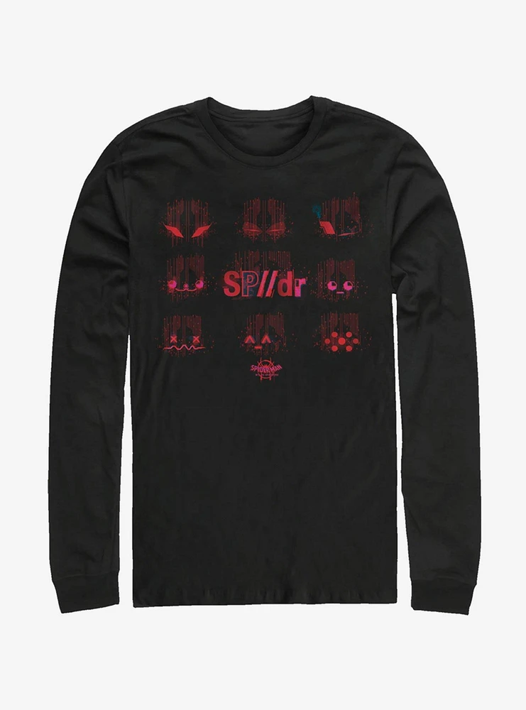 Hot Topic Marvel Spider-Man: Into The Spider-Verse SPdr Long-Sleeve T-Shirt