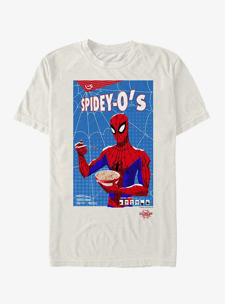 Hot Topic Marvel Spider-Man: Into The Spider-Verse Spidey Cereal T-Shirt