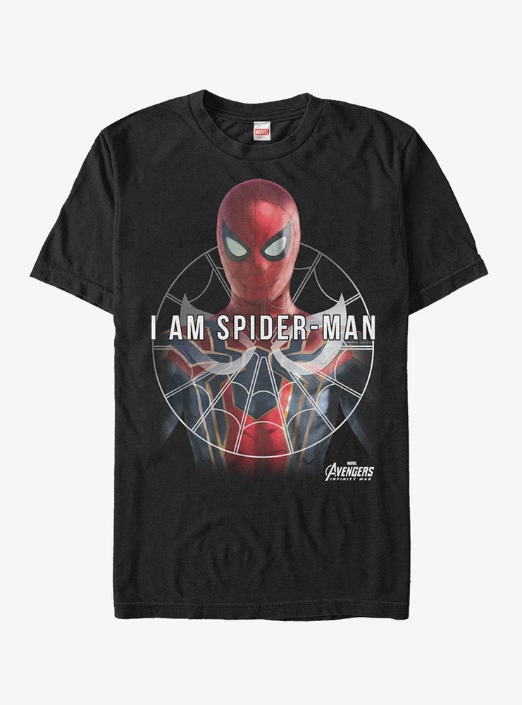 Hot Topic Marvel Spider-Man Named T-Shirt