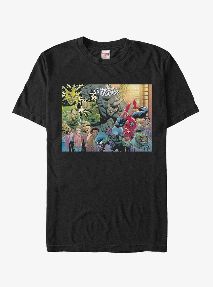 Hot Topic Marvel Spider-Man Rhino T-Shirt