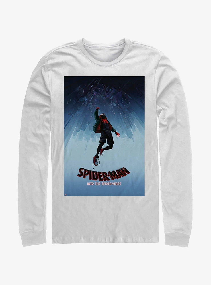 Hot Topic Marvel Spider-Man Spider-Verse Long-Sleeve T-Shirt