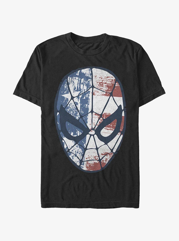 Hot Topic Marvel Spider-Man Spidey Americana T-Shirt