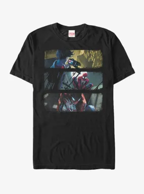 Hot Topic Marvel Spider-Man Video Panels T-Shirt