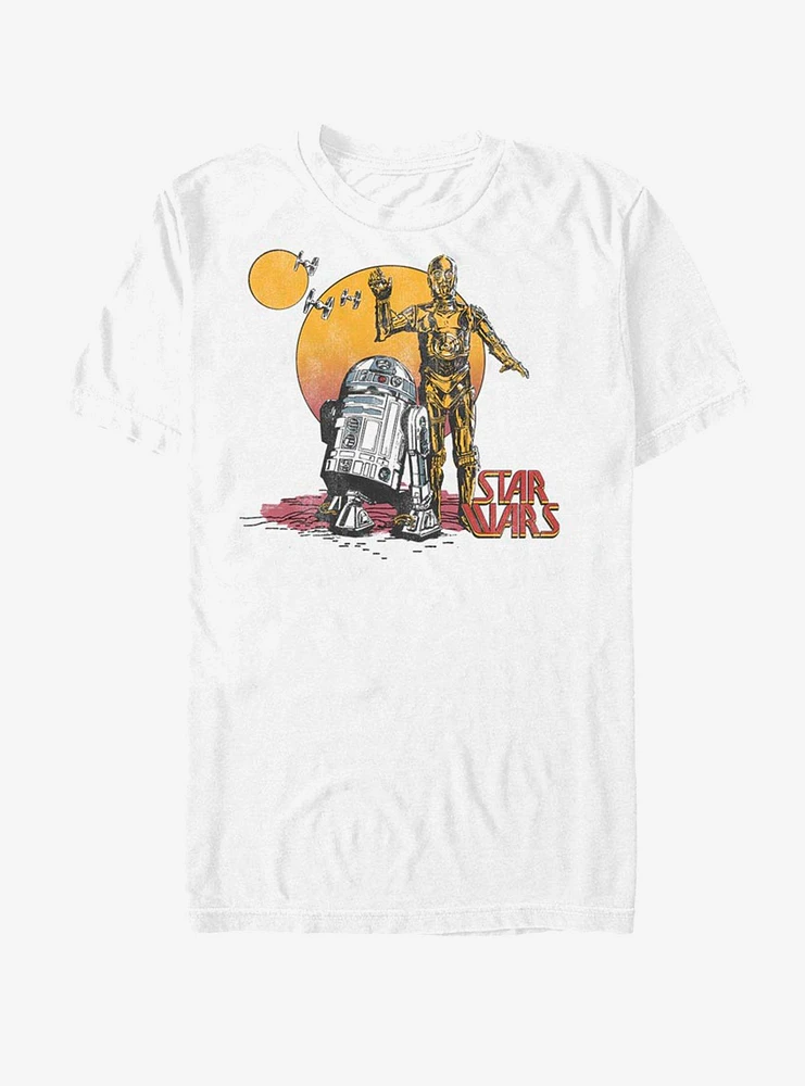 Hot Topic Star Wars Driod Sun T-Shirt