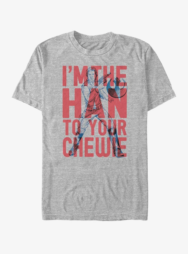 Hot Topic Star Wars Han to Chewie T-Shirt