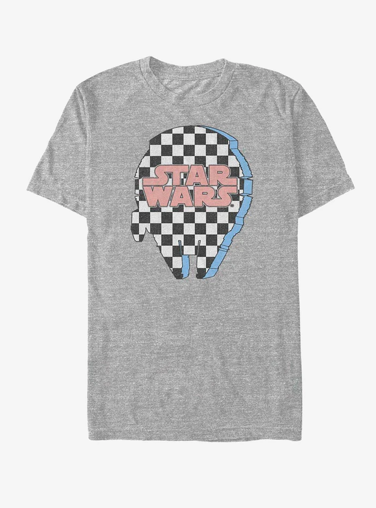 Hot Topic Star Wars Pop Checker Falcon T-Shirt