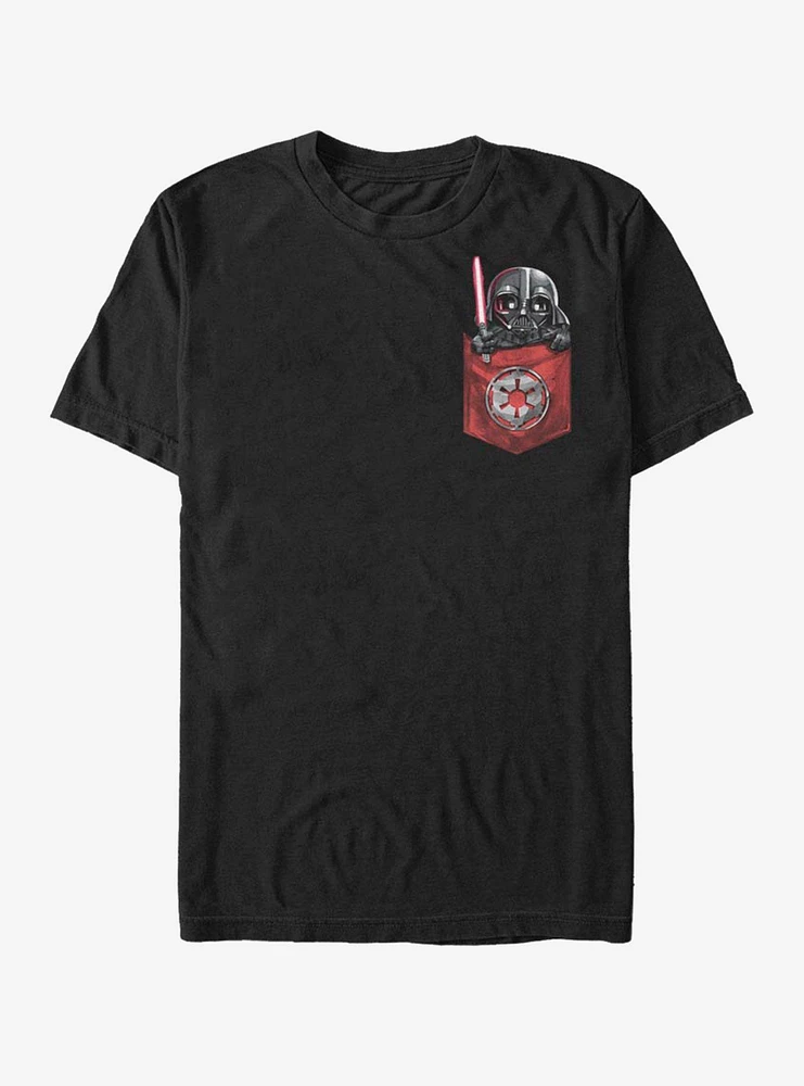 Hot Topic Star Wars Vader Cutie Faux Pocket T-Shirt