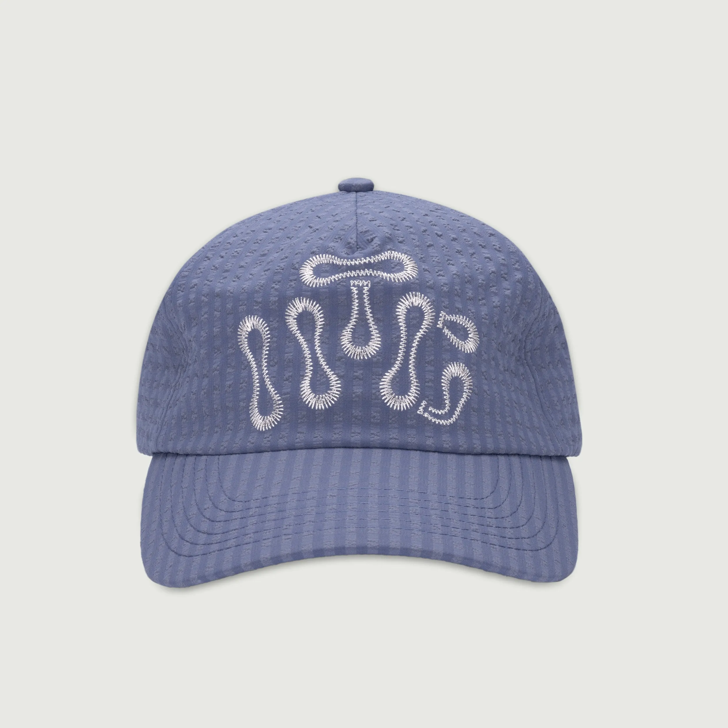 HTG Seersucker Cap - Blue