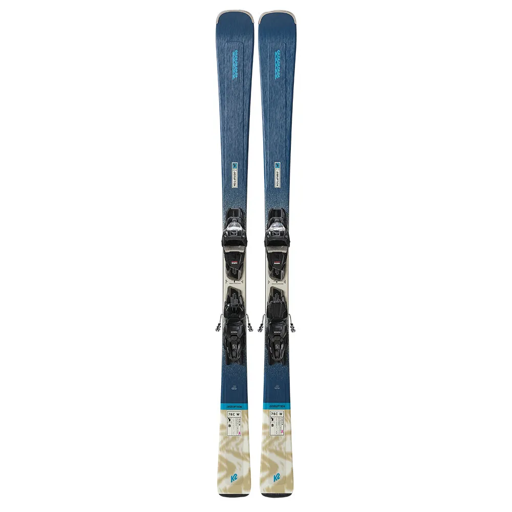 K2 Disruption 76 C Ski System with ER3 10 Ski Bindings (Women's)