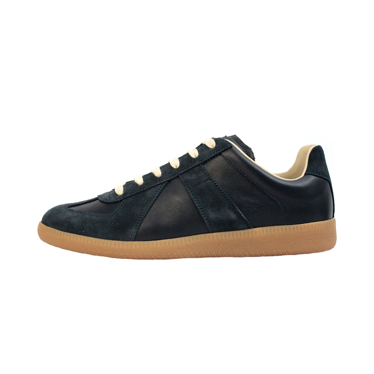 Leather Tabi Sneakers - Navy Blue