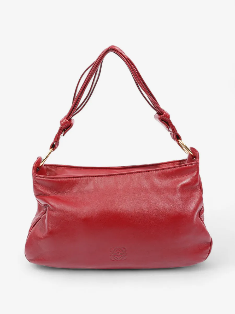 Loewe Shoulder Bag Red Leather