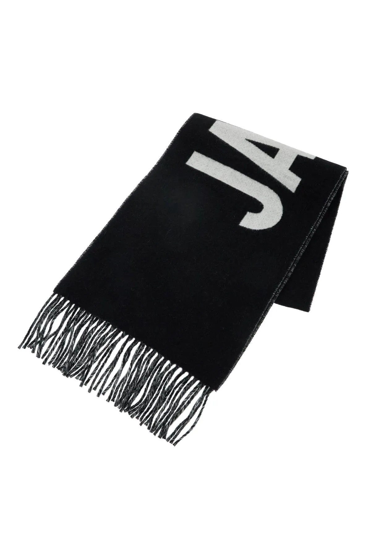 Logo Wool Scarf