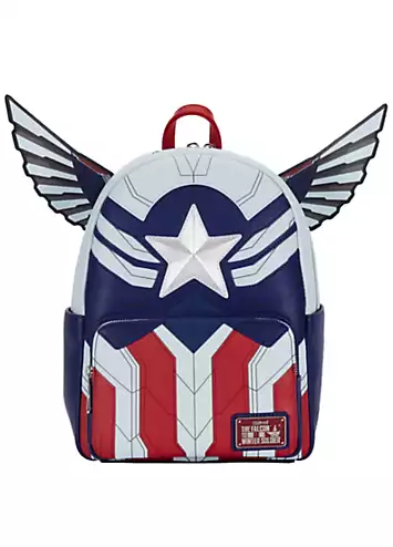 Loungefly Marvel Falcon Captain America Cosplay Mini Backpack | Kaleidoscope