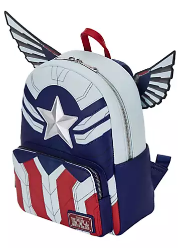 Loungefly Marvel Falcon Captain America Cosplay Mini Backpack | Kaleidoscope