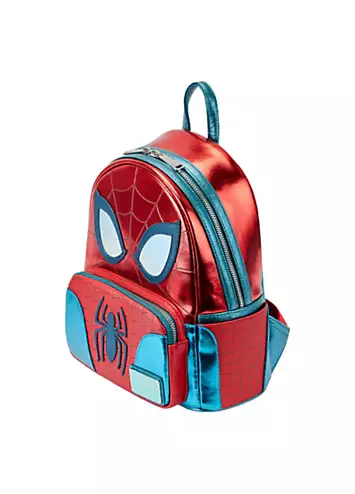 Loungefly Marvel Shine Spiderman Cosplay Mini Backpack | Grattan