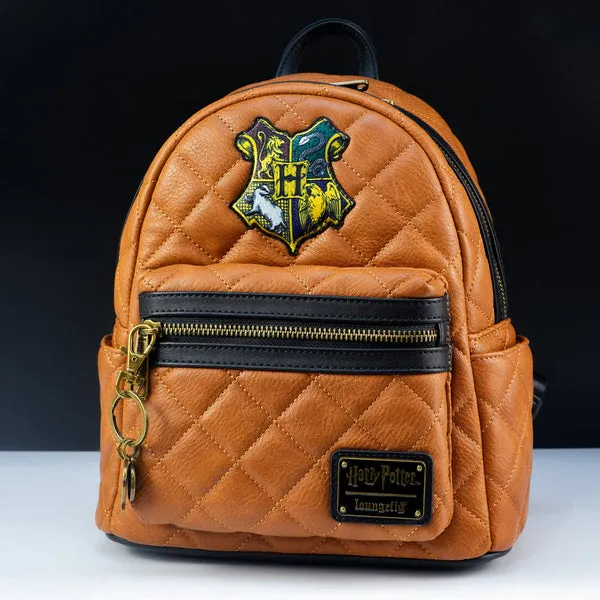 Loungefly x Harry Potter Hogwarts Crest Quilted Mini Backpack