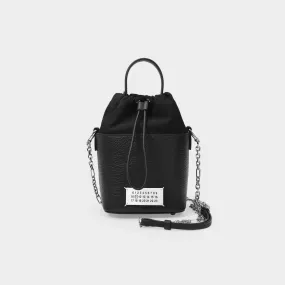 Maison Margiela  5Ac Small Hobo Bag - Maison Margiela - Black - Leather