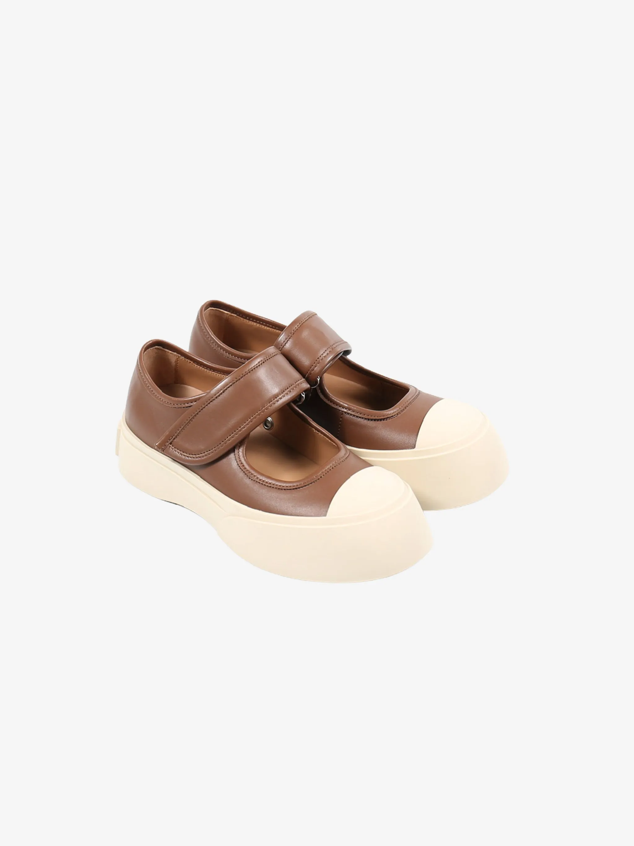 MARNI - Women Nappa Leather Pablo Lace-Up Sneakers