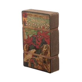 MARVEL'S SPIDER-MAN BOOK COVER GRAPHIC T-SHIRT W/ PRINTED BOX CASING