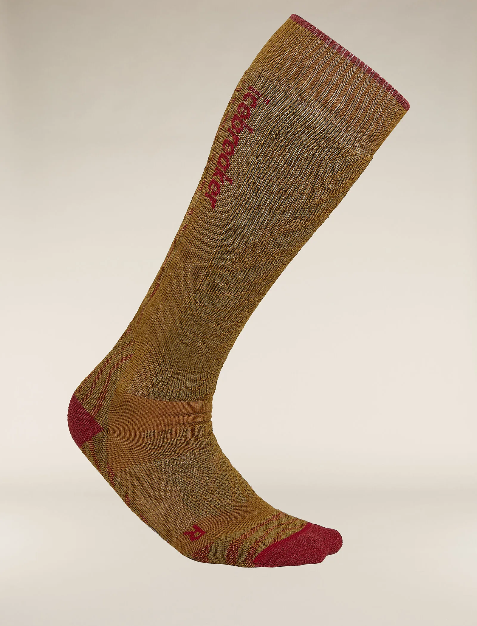 Men's Merino Blend Ski+ Medium Over The Calf Mountain Contour Socks