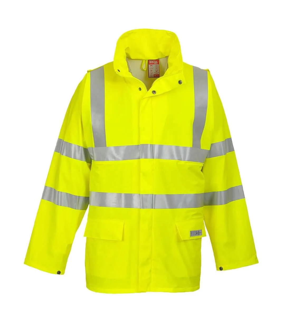 Mens hi-vis sealtex flame hi-vis reflective jacket yellow Portwest