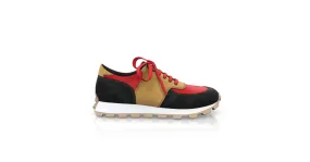 Men's Leather Running Sneakers 55030