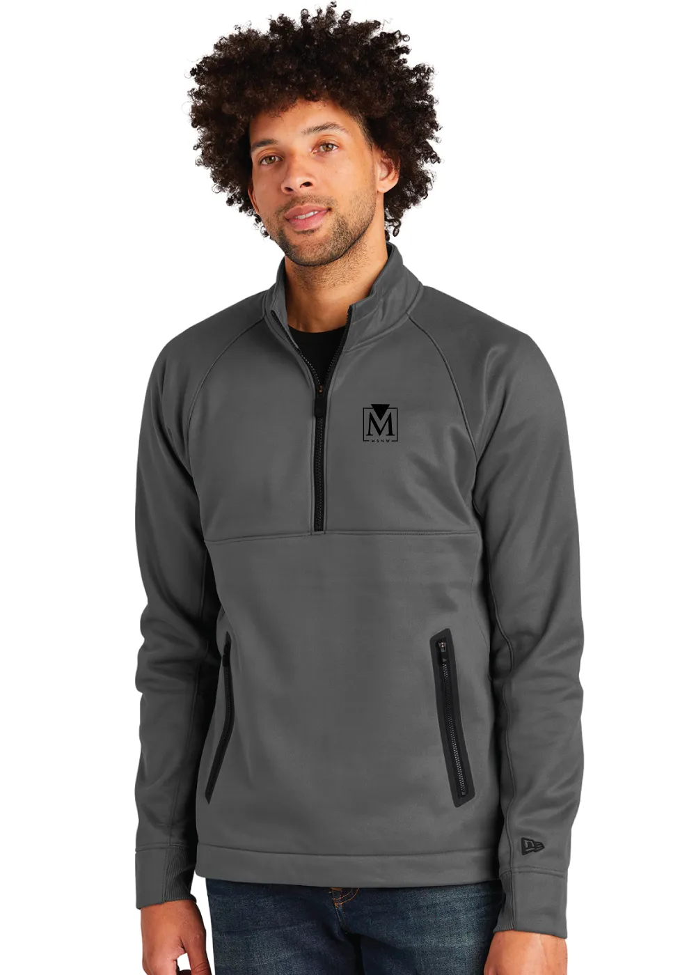 Men's New Era  Venue Fleece 1/4-Zip Pullover