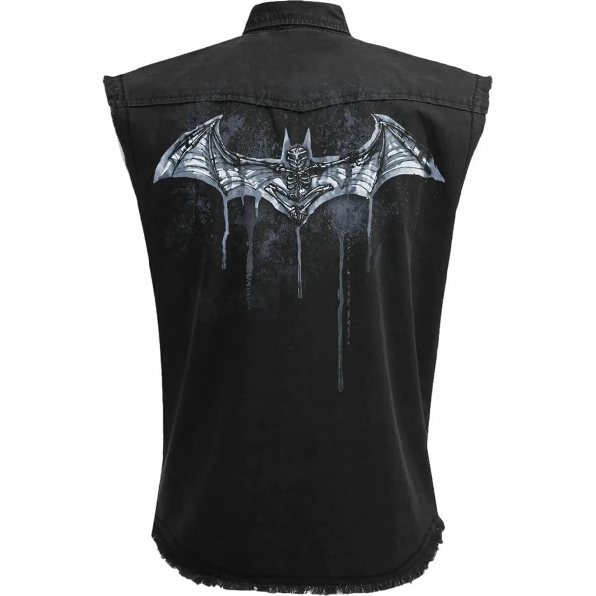 men's sleeveless shirt (vest) SPIRAL - Batman - NOCTURNAL - Black - 114G409M602  -  Metal-shop