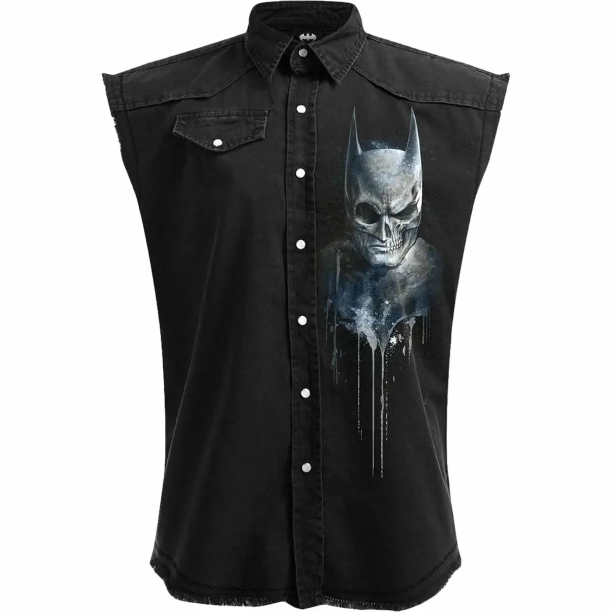 men's sleeveless shirt (vest) SPIRAL - Batman - NOCTURNAL - Black - 114G409M602  -  Metal-shop