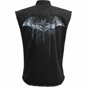 men's sleeveless shirt (vest) SPIRAL - Batman - NOCTURNAL - Black - 114G409M602  -  Metal-shop