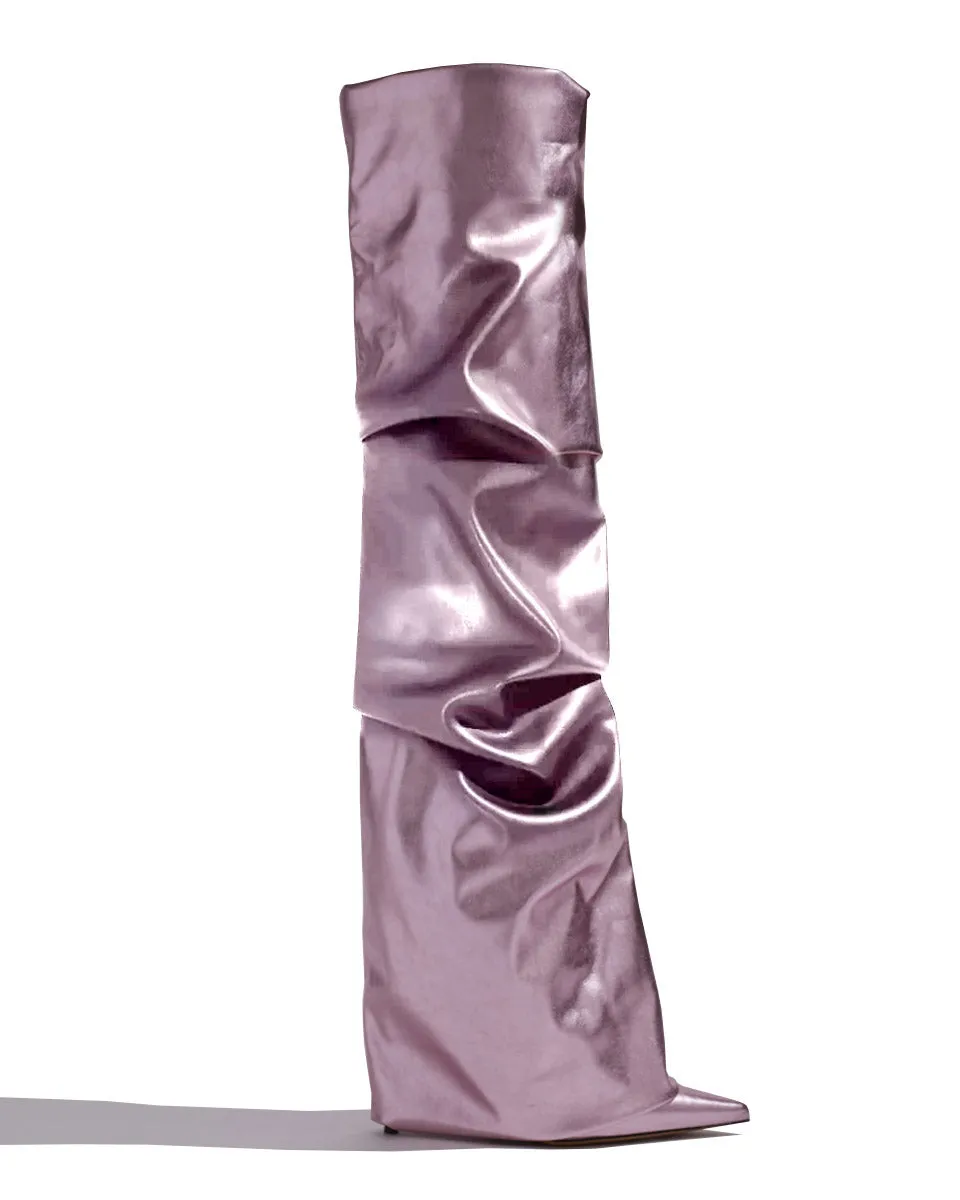 METALLIC PINK BOOT