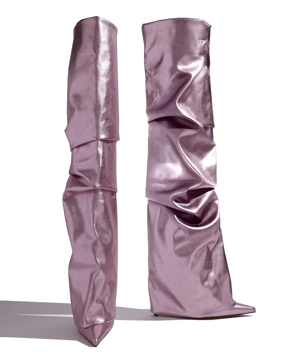 METALLIC PINK BOOT