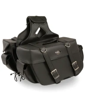 Milwaukee Leather Large Zip-Off Throw Over Saddle Bag