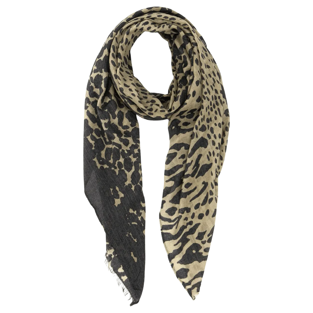 Miss Shorthair Ombre Animal Print Scarf