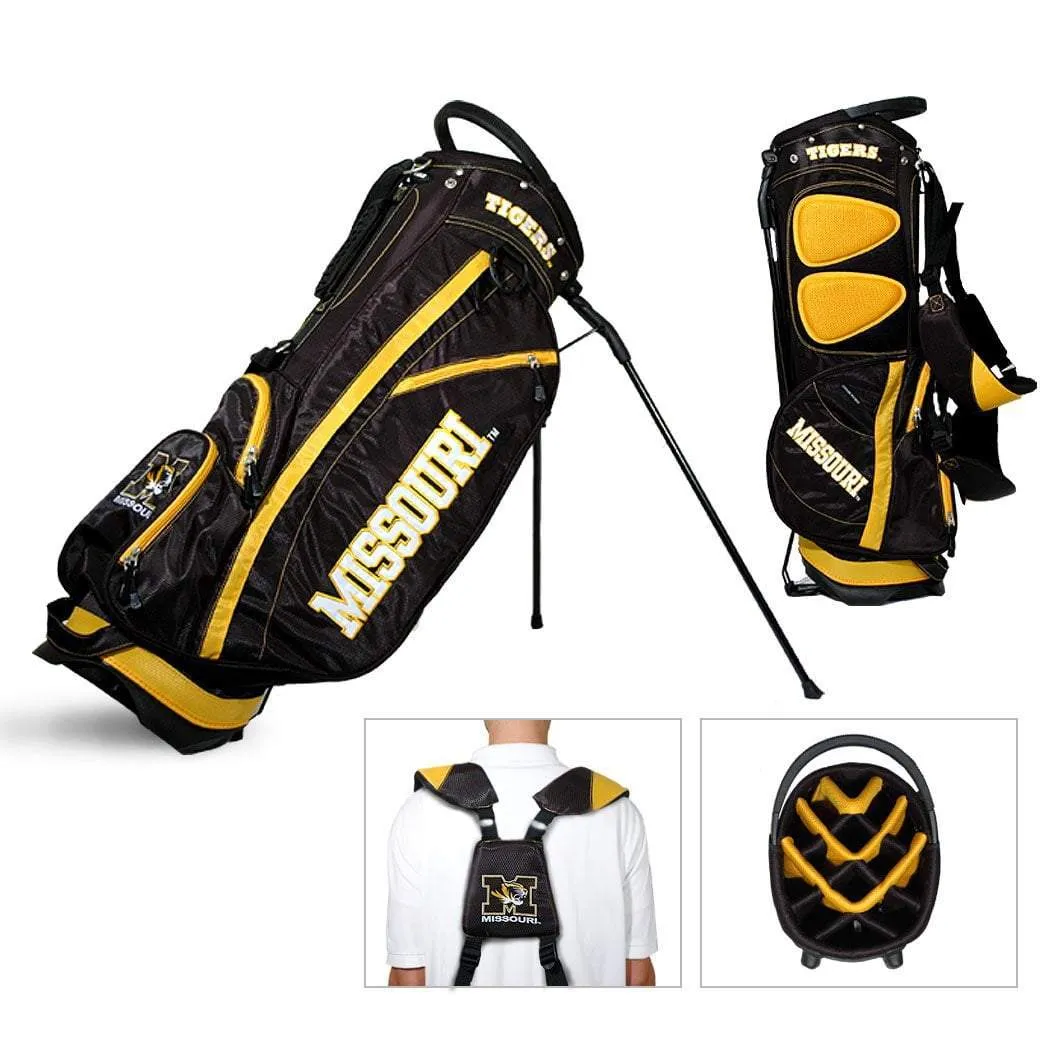 Missouri Tigers Team Golf Fairway Lightweight 14-Way Top Golf Club Stand Bag