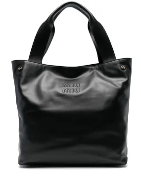 Miu Miu leather shoulder bag - Black