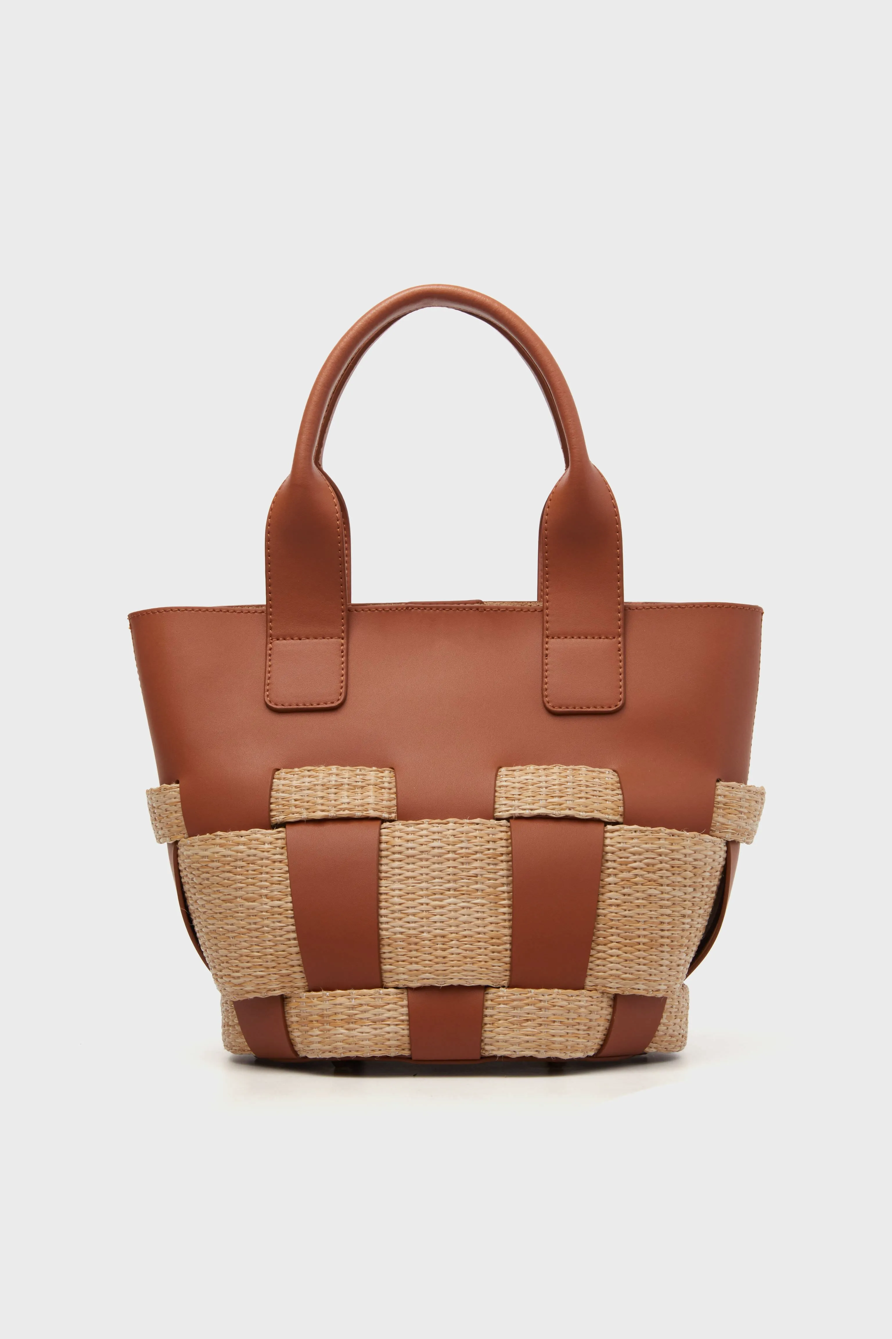 Monroe Woven Raffia Tote