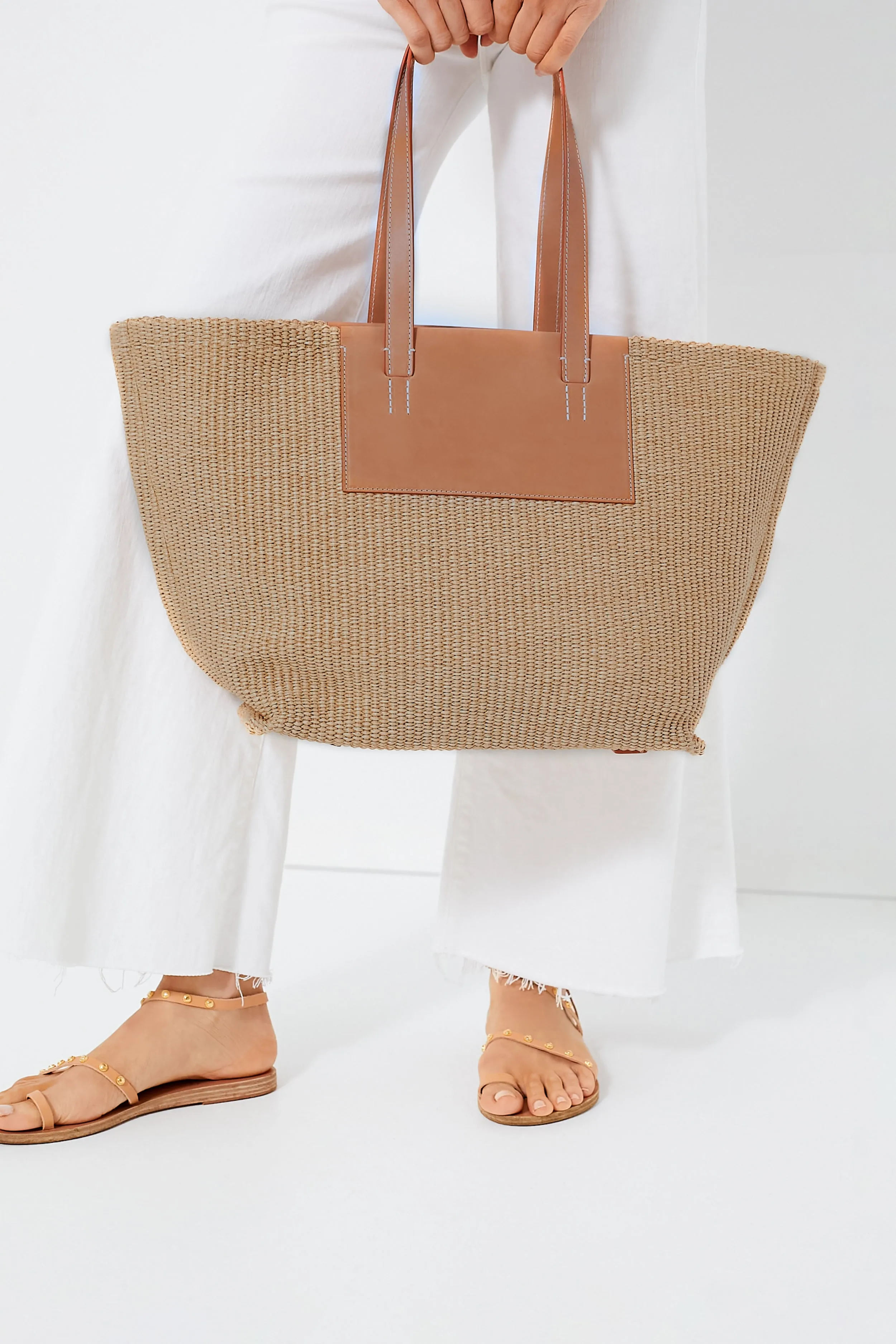 Natural Raffia Market Tote