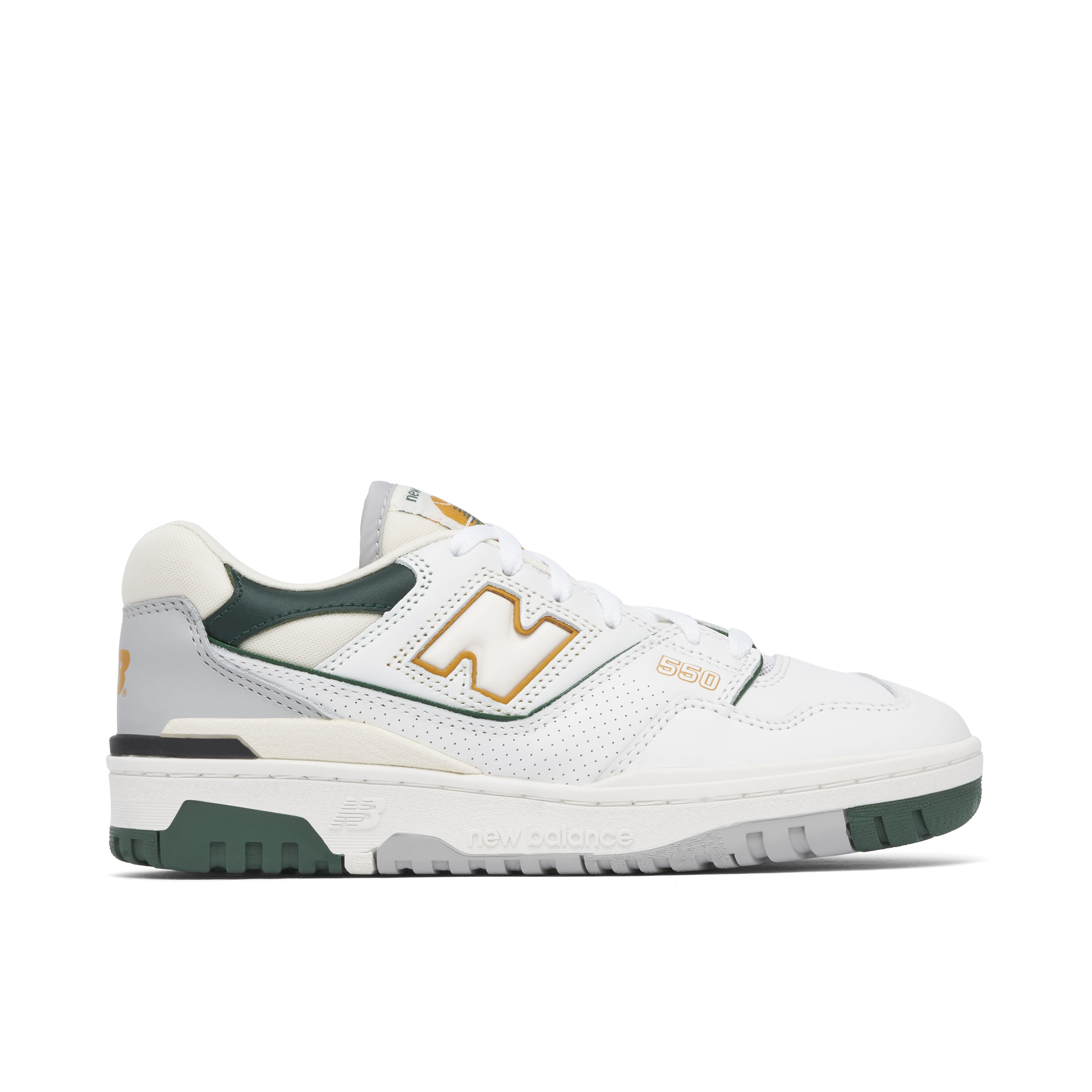 New Balance 550 White Nightwatch Green | BB550PWC | Laced