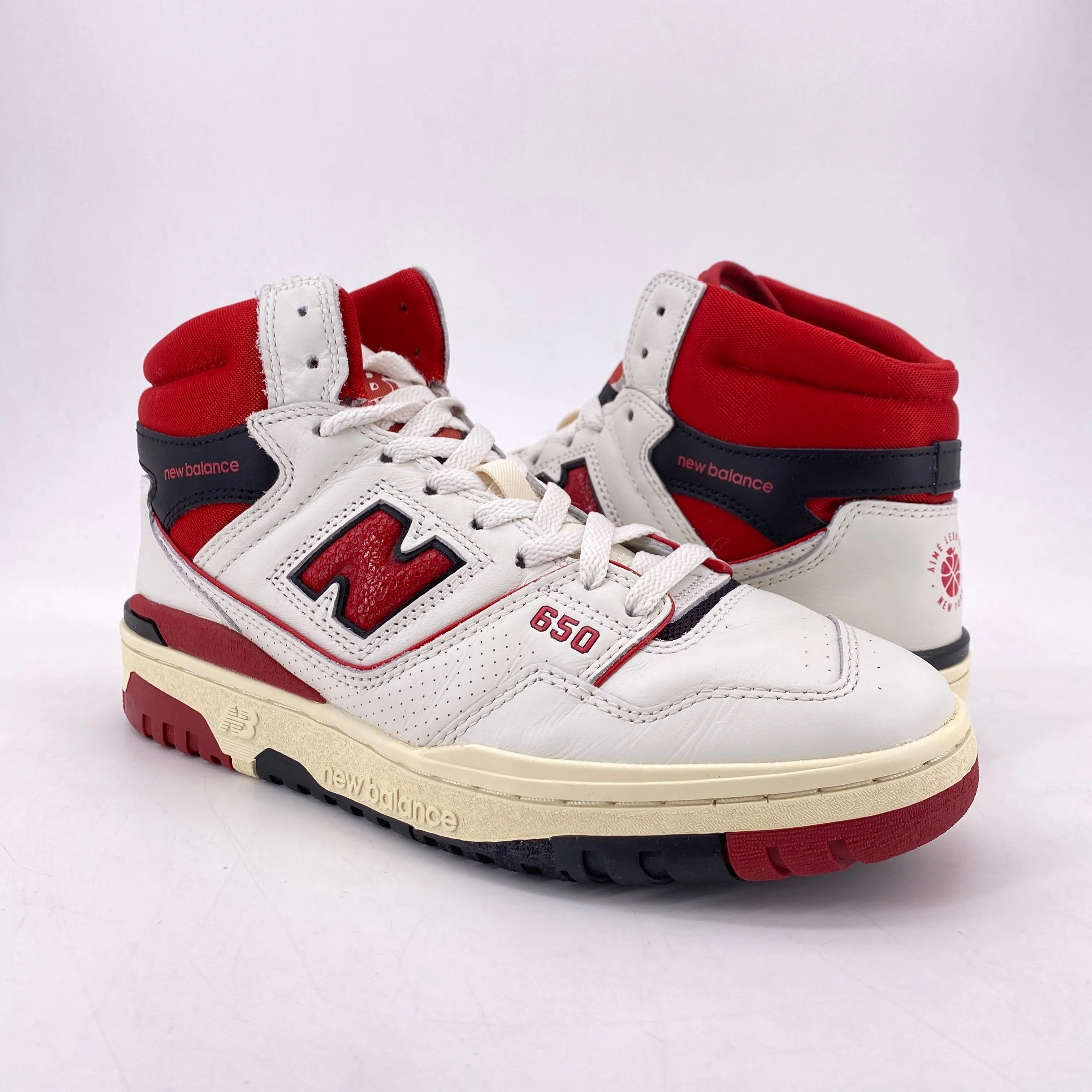 New Balance 650 / ALD White Red 2022 Used Size 7.5