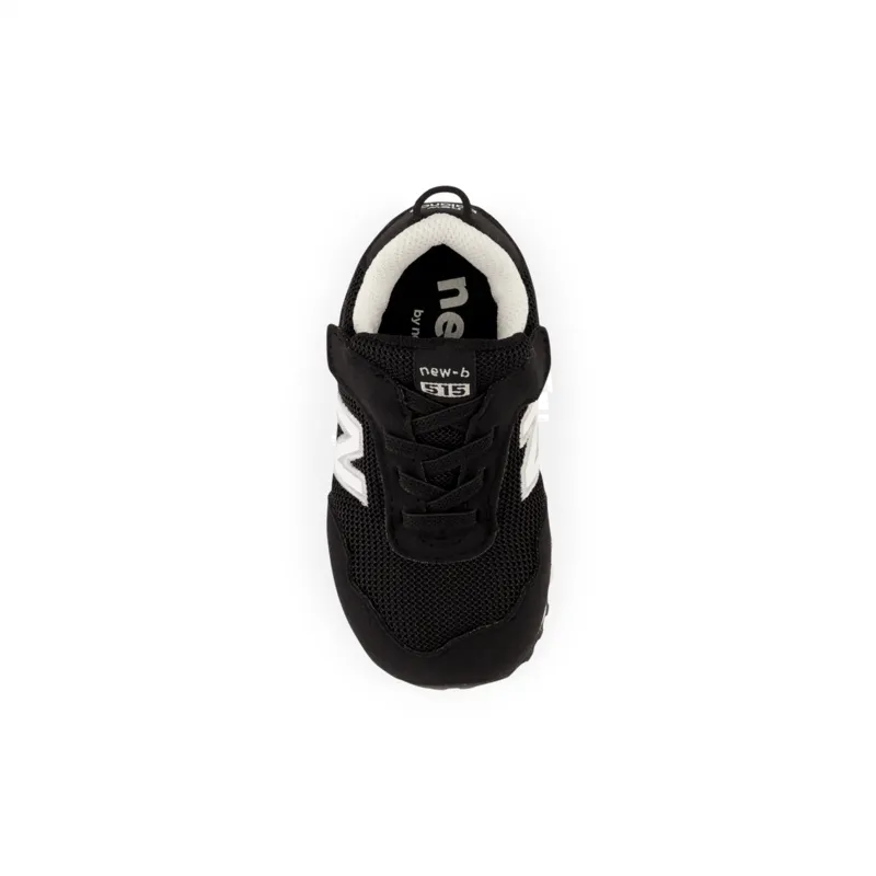 New Balance Infant & Toddler Boys 515 NEW-B Hook & Loop Shoe - NW515BLK (X-Wide)