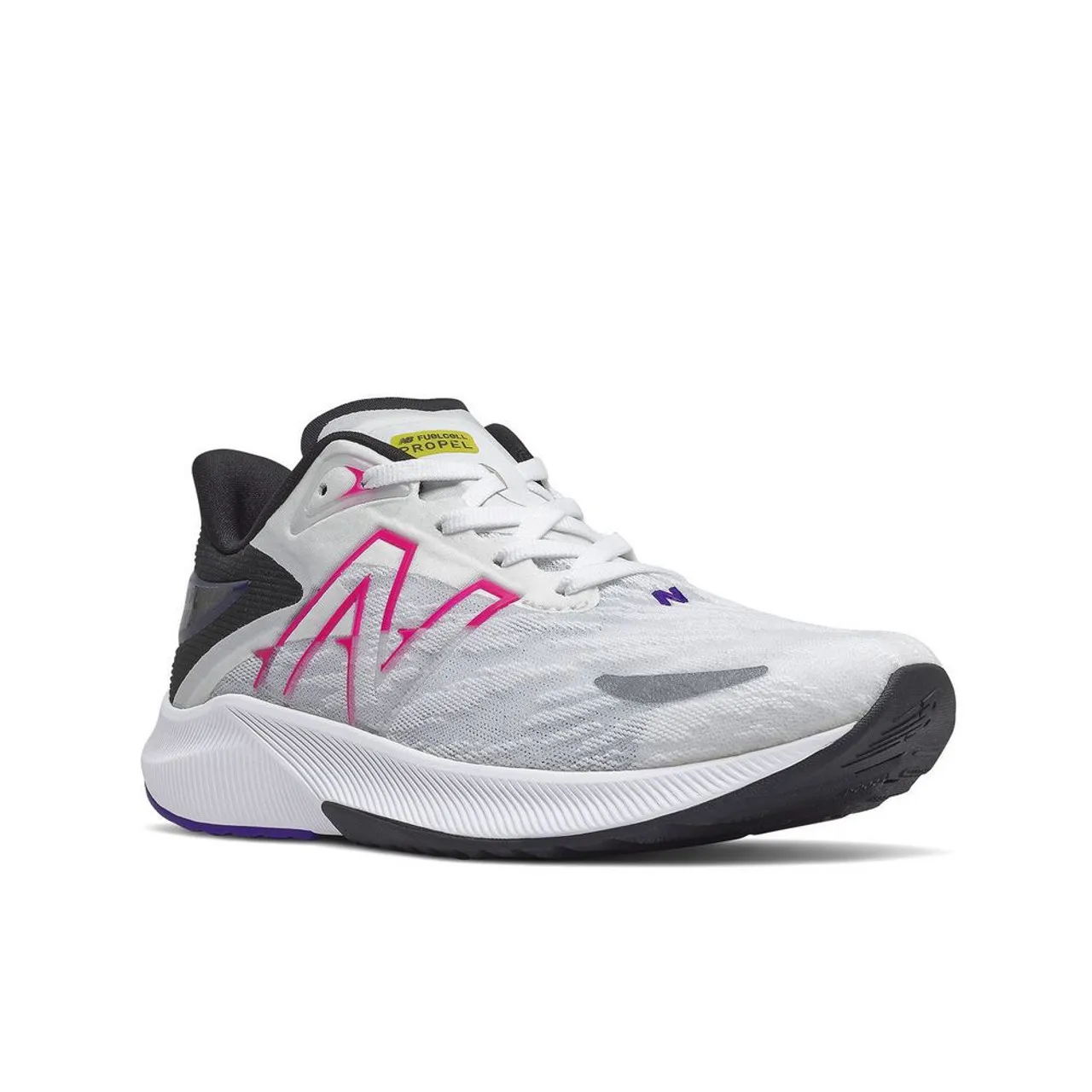 New Balance Little Kid's FuelCell Propel v3 - White / Deep Violet / Pink Glo