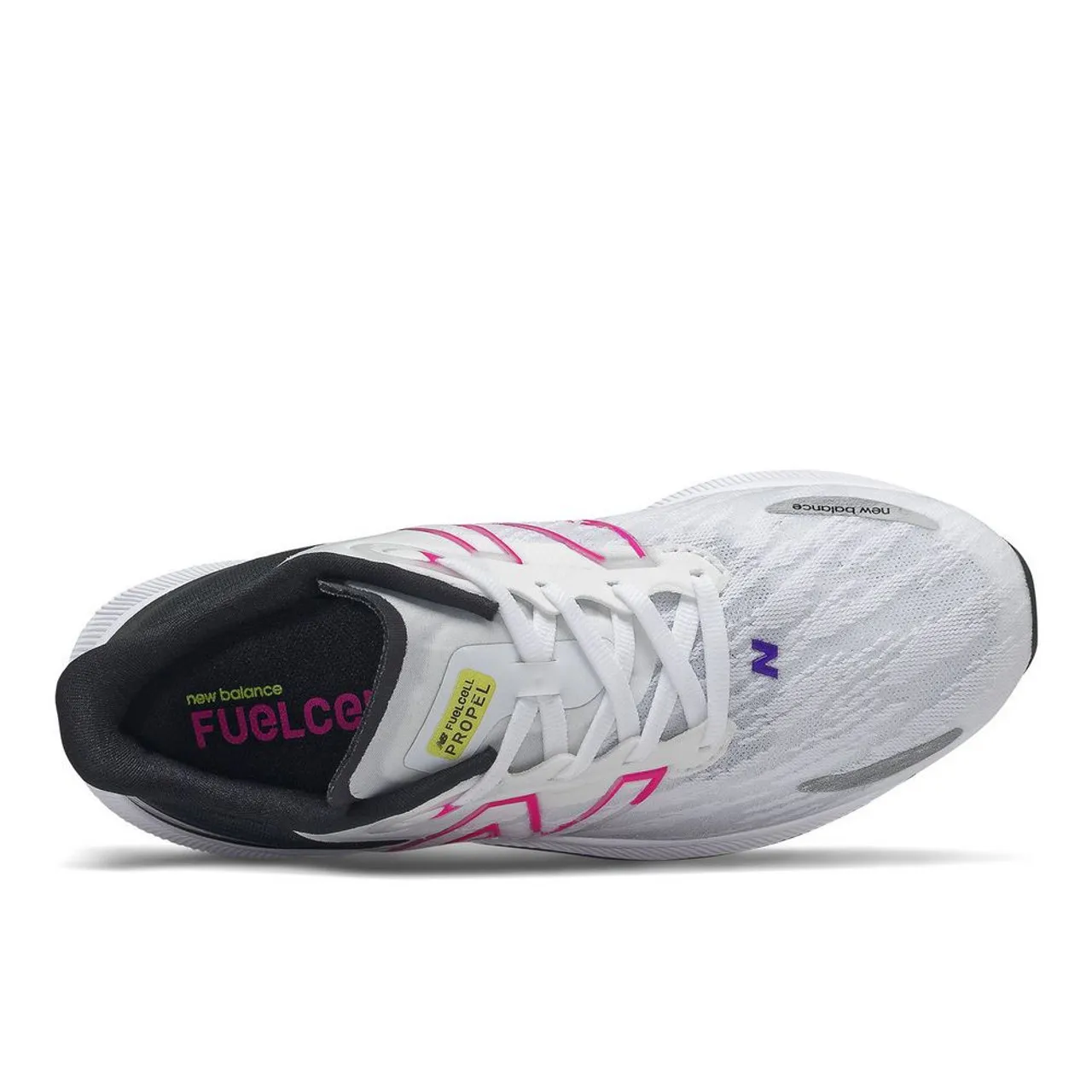 New Balance Little Kid's FuelCell Propel v3 - White / Deep Violet / Pink Glo